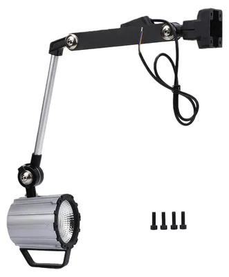 Image de Lampe de travail LED 24W en alliage d'aluminium, pour machines CNC, tours, fraiseuses et machines de meulage