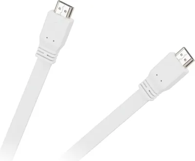 Image de KPO3725-1.8 HDMI-HDMI cable plaski bialy 1.4V 1.8