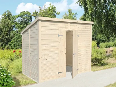 Produktbild von Gerätehaus Palmako Leif 4,5 m² inkl. Fußboden 280 x 186 cm natur