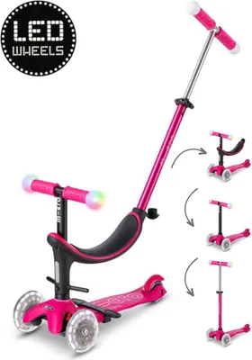 Produktbild von Micro Mobility Systems Micro Mobility - mini2grow deluxe magic LED pink