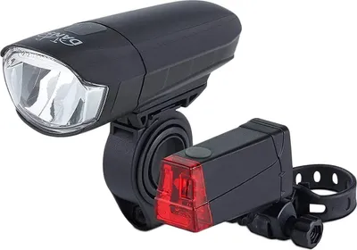 Obrázok produktu pre Dansi LED svetlo na bicykel Predné svetlo na bicykel + zadné svetlo 30/15 lux prepínateľné StVZO