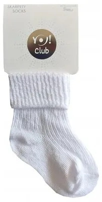 Produktbild von YOCLUB Baby Socken weiß druckfrei 3-6 Monate