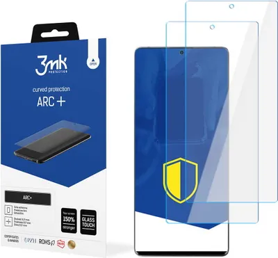 Produktbild von 3mk Display Schutzfolie ARC+ für ZTE Axon 30 Ultra 5G  0,17mm Self-Heal (2 Stück)