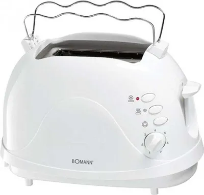 Produktbild von BOMANN Toaster TA 246 CB Cool-Touch-Gehäuse 700 W weiß