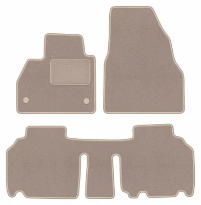 Immagine prodotto di Tappetini in moquette per Mercedes Citan 2012- (multispazio) – set 4 pezzi, beige, su misura – Wielganizator LUX – versione W0909