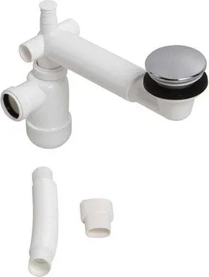 Produktbild von Click Clack Ablaufgarnitur mit Raumsparsiphon | Valentina