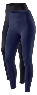 Produktbild von Thermoleggings Damen Skiunterwäsche 38 bis 50 Komfortbund angeraute Leggings