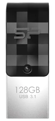 Produktbild von STICK USB3.1 128GB Silicon Power Typ C C31 Black
