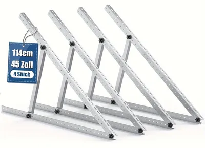 Obrázek produktu pro Nastavitelné nosiče solárních panelů - držáky solárních panelů - montážní držáky - montážní sada pro solární panely