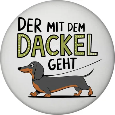Produktbild von Pummeliger Dackel - Der mit dem Dackel Magnet