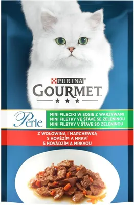 Produktbild von Katzenfutter Purina                                 Rind und Kalbfleisch 85 g