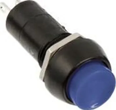 Obrázok produktu pre Zabudované tlačidlo PBS-11B, okrúhle, modré
