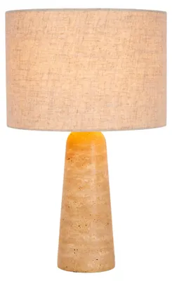 Obrázek produktu pro Lucide NIMUE – Stolní lampa – průměr 30 cm – 1xE27 – barva taupe