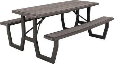 Image de Rough-Cut Table de pique-nique pliable