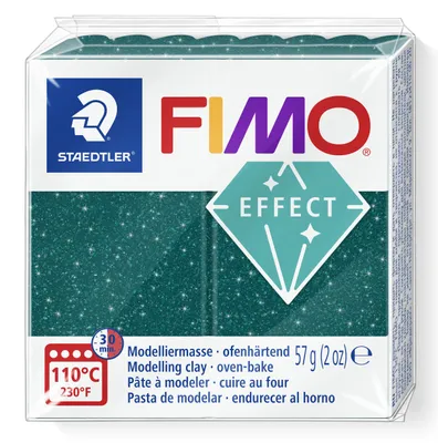 Produktbild von STAEDTLER FIMO effect 8010 Galaxy ofenhärtende Modelliermasse Einzelprodukt, 57g, galaxy grün