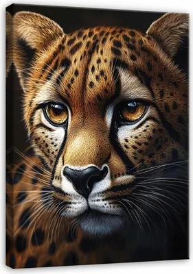 Produktbild von Bilder Jaguar Tiere Natur - 120x80 cm - Leinwandbild - Wandbilder XXL - Wanddekoration - Leinwandbilder Wohnzimmer Schlafzimmer Flur