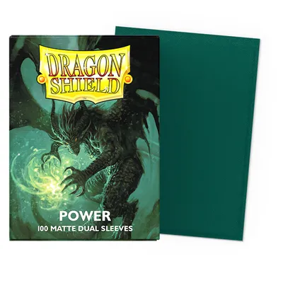 Produktbild von Dragon Shield Standard Größe Dual Matte Sleeves - Power (100 Sleeves)