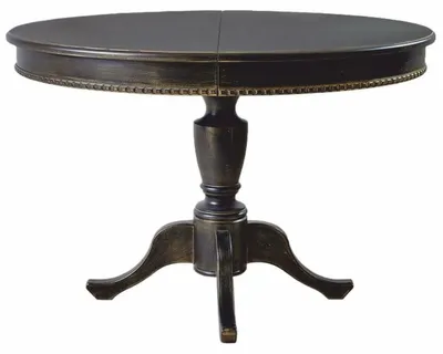 Produktbild von Casa Padrino Luxus Barock Esstisch Schwarz / Gold 120-160 cm - Barock Esszimmer Möbel