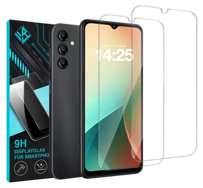 Produktbild von 2x 9H Schutzglas Displayschutzfolie für Samsung Galaxy A14 / A14 5G Displayglas Displayschutz Glas Panzerfolie Schutzglasfolie