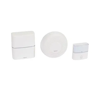 Image de Kit Carillon Radio Double Legrand Installation Sans Fil, Double Récepteur - Legrand