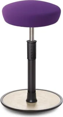 Produktbild von Sitz- Stehhocker Free Tall Hutsitz Gestrick Purpur schwarz /cremeweiß.