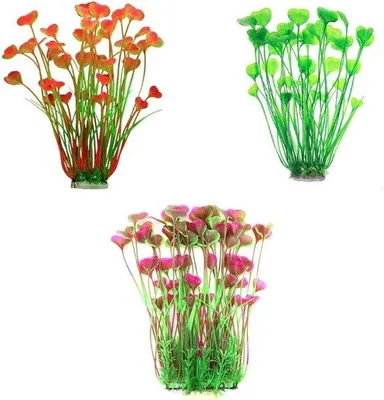 Immagine prodotto di Decorazioni per acquari, set di 3 decorazioni subacquee in plastica