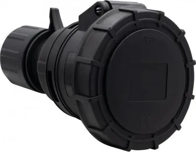 Image de Prise portable 16 A/5 pôles 380 V-415 V /FE/ IP67 noire F7.0166