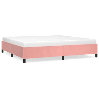 Immagine prodotto di vidaXL Struttura letto rosa 200x200 cm in velluto