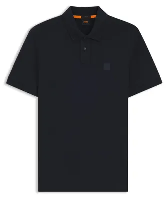 Obrázek produktu pro BOSS Orange Passenger Polo jednobarevná tmavě modrá slim fit bavlna