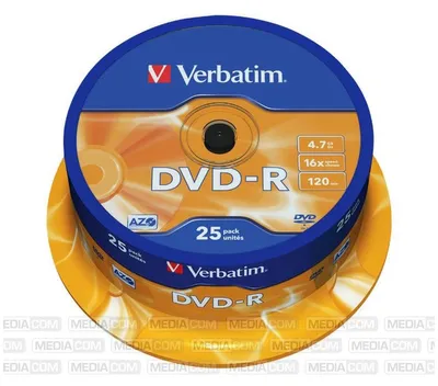 Produktbild von Verbatim DVD-R Rohlinge 25er Spindel