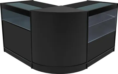 Immagine prodotto di Set di illuminazione a LED Adonis per vetrine: modello CM60 + B900 + C900 – colore nero