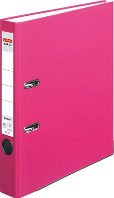 Produktbild von Herlitz maX.file, A4, Halteöse, Lagerung, Polypropylen (PP), Pink, Forest Stewardship Council (FSC)
