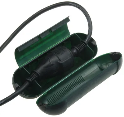 Produktbild von Sicherheits-Schutzbox für Kabel, IP44 205 x Ø 68mm, grün
