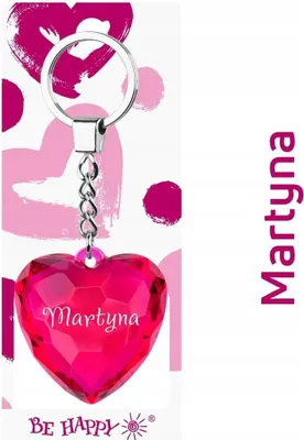 Image de Porte-clés « Cœur de Martyna » - Be-Happy Gifts