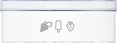 Produktbild von Schubladenblende für Gefrierschublade oben smeg 76613A710 in KühlGefrierKombination