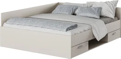 Obrázok produktu pre Kondela Posteľový rám s úložným priestorom Boat 160 - kašmír
