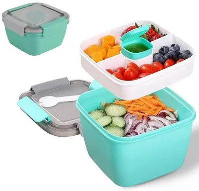Image de Boîte à lunch 3 en 1 - sans BPA - pour adultes et enfants