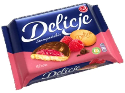 Zdjęcie produktu dla Delicje Szampańskie Malinowe 294g