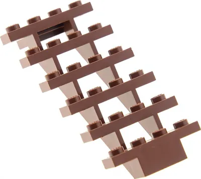 Produktbild von 1x Lego Treppe Leiter 7x4x6 rot braun Harry Potter Set 10182 4211282 30134
