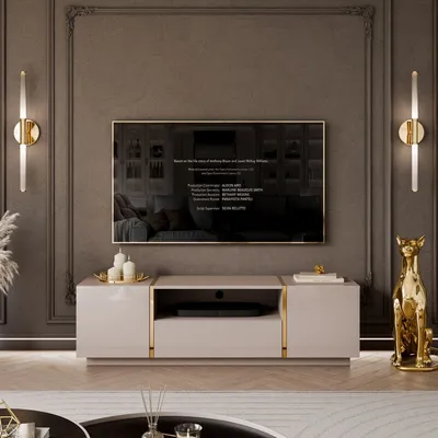 Produktbild von TV-Schrank ONYX Kaschmir Hochglanz 158 cm