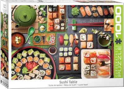 Produktbild von EUROGRAPHICS Puzzle Sushi Tisch 1000 Teile
