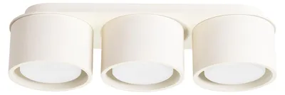 Image de Plafonnier MODO 3 beige Gx53 3xGx53 10 W aluminium 8,2 x 10,4 x 32,4 cm Sollux Lighting