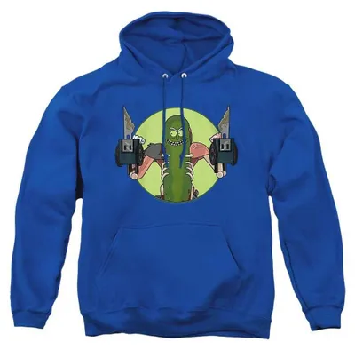 Zdjęcie produktu dla Bluza z kapturem "I Love Myself" z serialu Rick and Morty, uni , dla mężczyzn i kobiet, model TV38987 (rozmiar S), kolor: królewski niebieski
