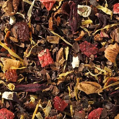 Produktbild von 1 kg -  - Früchteteemischg. aromatisiert Schokoladen-Erdbeere k.b.A. DE-ÖKO-006