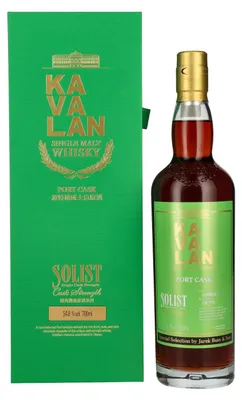 Produktbild von Kavalan Kavalan Solist Port Cask 50-61%vol Cask Strength Whisky aus Taiwan NV Whisky ( 1 x 0.7 L )