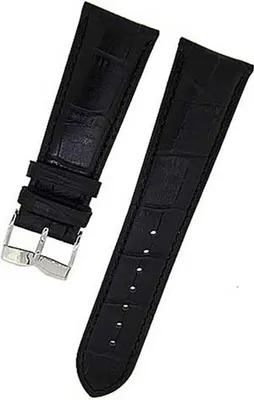 Produktbild von MORELLATO Leder Uhrenarmband 24mm schwarz Kroko A01U3211480019CR24