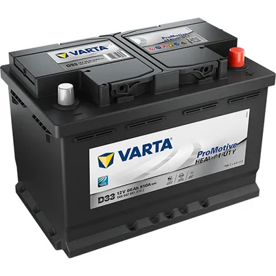Image de Batterie VARTA D33 ProMotive Heavy Duty 12 V, 66 Ah, 510 A pour camions