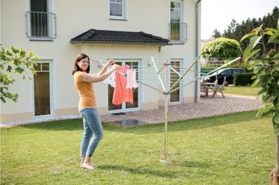 Produktbild von BLOME WÄSCHESPINNE Wäschespinne „Alustar“ 82260 Alustar 60 Mtr.