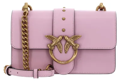 Produktbild von PINKO Umhängetasche Schultertasche Love One Mini ST. CL. Light Pink + Antique Gold rosa