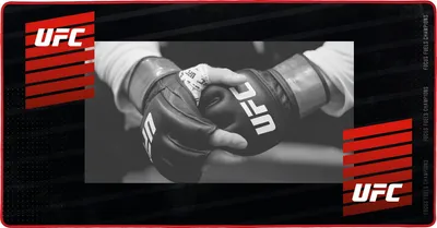 Obrázek produktu pro Konix UFC XXL, Černá, Červená, Obrázek, Protiskluzové nožky, Herní podložka na myš
